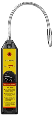 Refrigerant Leak Detector, Portable Battery Powered Design, Car Ac Leak Detector, Halogen Gas Leaks Detectors, Wide Vehicle Compatibility, For Trucks Rvs Motorcycles Atvs Boats Vehicle Home Airplane