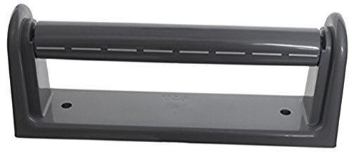 Whitefurze NEW Wall Mounted KITCHEN TOWEL ROLL HOLDER Grey/Silver - Wall Mountable