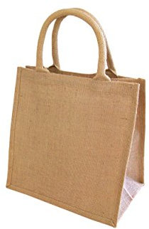 Wholesale Jute Hessian Medium Shopping Bags, No. of Bags: 5, Size: Medium Shopper (M3) 30x30x20cm