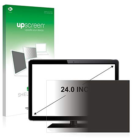 upscreen 24 Blickschutzfilter für 24,0 Zoll Industrie-Monitore (61 cm) [519 x 325 mm, 16:10] - Blickschutzfolie Anti-Spy, Privacy Filter