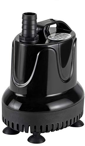 hygger 660 GPH Quick Water Change Aquarium Pump Submersible Fountain Water Pump Fish Tank Pond Drain Transfer Pump with 3 Adaptors