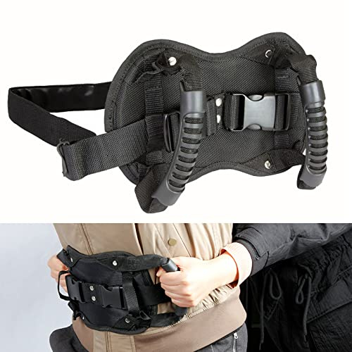 LQKYWNA Motorcycle Seat Belt, Non-Slip Motorcycle Passenger Belt with Handle, Safety Rear Seat, Motorcycle Grips for Front Rear Seat, Suitable for All Ages