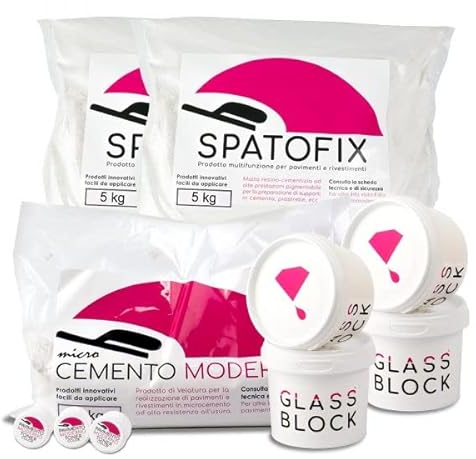 Set aus Mikrobeton für dekorative Wände, 10 m² (Satiniert, Creme)