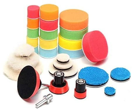 HDOZTOJI Auto Beauty Polishing Drilling Accessories Polishing Pad Cushion Backing Pad Foam and Woolen for Ford,for Toyota,for Honda,for Nissan,for Subaru,for Hyundai,for Kia,for Buic,for