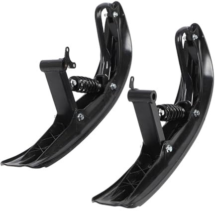ATV Winter-Schneeschlitten, Robuster, Langlebiger Snow Racer-Schlittenschlitten mit Verbessertem Grip, Universelles Schneepflug-Set für Go-Kart, UTV, Quad, Dreirädrige