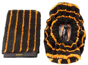 STEINBACH Aquascrub Set – 061180Y – Bestehend aus Handschuh 23 x 16 cm und Reinigungsschuh 35 x 13 cm BZW. Schuhgröße 36 bis 48 – Inkl. Aufbewahrungsnetz – Für Maschinenwäsche bis 60° Grad geeignet