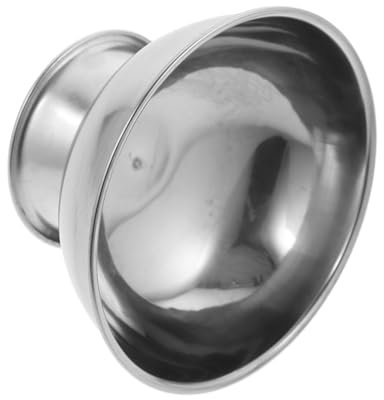 Glassskål, Rostfritt stål Tallskål Silver Serveringsbricka Glasskoppar Glassskål Dessertkoppar Fruktskål Bananpuddingskål Glasskopp i rostfritt stål Tiramisukoppar Sherry Bowl