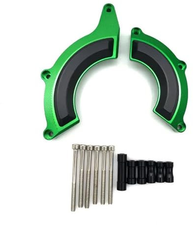 TYSMYXGS Rahmen Schieberegler Motorrad-Motorabdeckung, Motorgehäuse, Sturzpads, Sturzschutz Für Z900 Z 900 2017–2019, Sturzpads, Sturzpads Absturzsicherung(GRÜN)