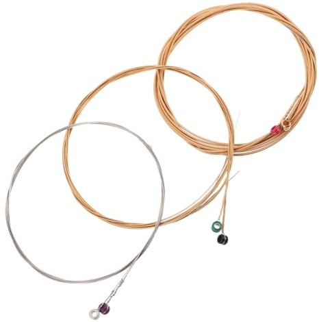 BESPORTBLE 6pcs Replacement Folk Guitars Strings for Music String Musical Instruments Parts