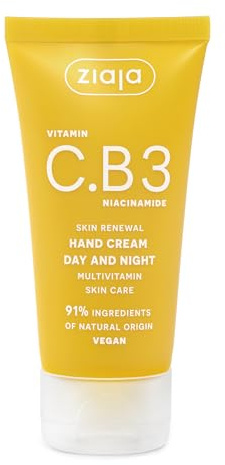 Crema per mani vitamina C.B3 NIACINAMIDA 50 ML | Idratante, rigenerante e leggera, effetto glow, vegana di ZIAJA