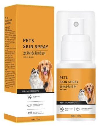 Spray Naturel à de pour Soins de la Peau des Animaux | Fabriqué avec une formule d'extraits naturels de , doux et non irritant pour la peau des animaux.