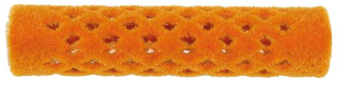 Metallwickler beflockt, lang 13 mm orange 12er Pack 65 x 13 mm mit samtweicher Beschichtung
