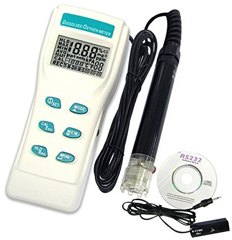 Messgerät für gelösten Sauerstoff, Digitaler Detektor für gelösten Meter und Temperaturmessgerät, Wasserqualitätsprüfer, DO-Meter