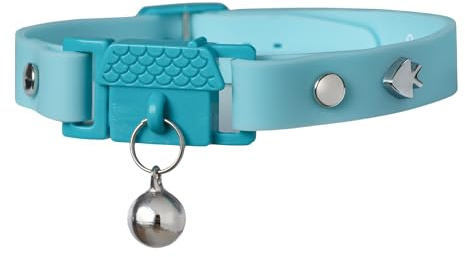 Kittyrama Katzenhalsband mit Sicherheitsverschluss – Weiches hypoallergenes Breakaway Katzenhalsband mit Glöckchen, bequem für Katzen und Kätzchen