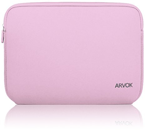 Arvok 11 11,6 12 Pulgadas Funda Protectora para Portátiles/Impermeable Ordenador Portátil Caso/Neopreno del Portátil Bolsa para Acer/ASUS/DELL/Fujitsu/Lenovo/HP/Samsung/Sony (Rosado)