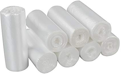 Dehouse 40 L Badezimmer Müllsäcke, Müllsäcke Küche, 00 SäCke | Reißfest Und Wasserdicht, Große Müllsäcke, 88 x 60 CM, Extra Starken, Auslaufsicher Mülltüten Für Sicheren Halt Am Mülleimer