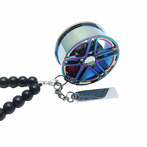 ihreesy Auto Rad Rückspiegel Anhänger,Kreativ Auto Spiegel Hängen Anhänger Home Decor Auto Innenspiegel Ornament Wandbehang Dekoration Auto Innen Styling Zubehör,Bunt