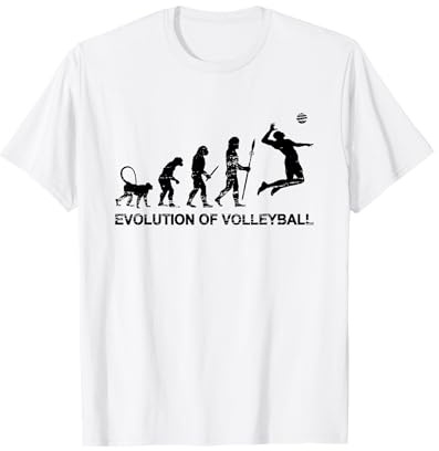 Evolution of Volleyball T-Shirt