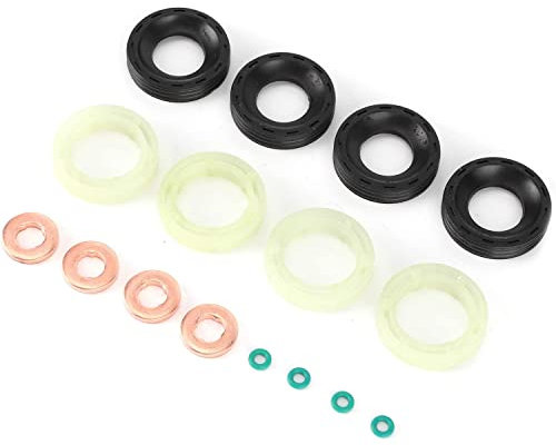 Diesel-Injektor-Dichtungssatz-O-Ringe-Kit,1318562, 1314368, 1317370 Ersatz Passend für Citroen Berlingo C2 C3 C4, für 206 1.6HDI 110 2004-ON