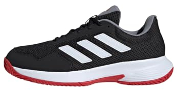 adidas Unisex Court Spec 2 Tennis Shoes, Core Black / Cloud White / Scarlet, 46 EU