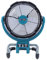 KATSU FIT-BAT 21V Ventilateur de Chantier sans Fil 30cm 3 Vitesses Ventilateur de Camping Portable pour Atelier Intérieur et Extérieur, sans Batterie ni Chargeur, Comprend un Câble Secteur