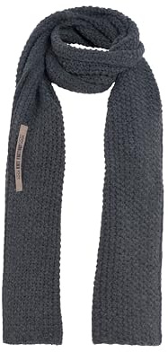 KNIT FACTORY - Carry Schal - Strickschal für Damen und Herren - Bequemer Schal mit Wolle - Hochwertige Qualität - 200x35 cm