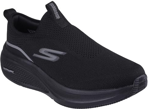 Skechers Go Run Elevate 2.0 Upraise 2.0 Sneaker Uomo, Tessuto Sintetico Nero, 42 EU