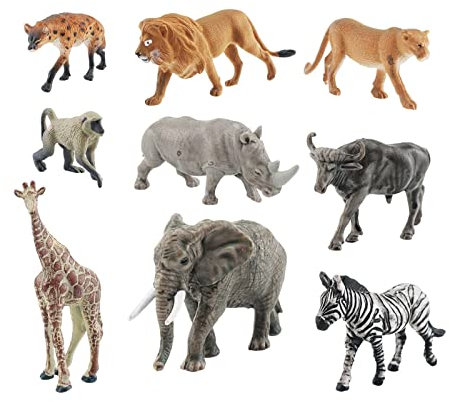 F Fityle Südafrika Tier Sammlung - Miniatur Figuren für Feierlichkeiten und Dekor