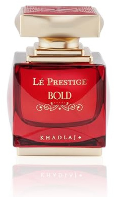 Khadlaj Lé Prestige Bold Eau de Parfum Spray for Unisex, 3.4 Ounce