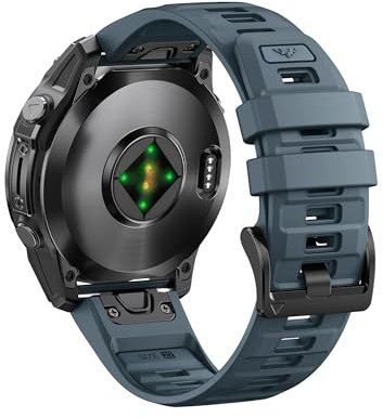 ANBEST Strap for Fenix 6/7/8 47mm/5, 22mm Quick-fit Silicone Strap for Forerunner 945/935/955/Epix Gen 2/Pro 47mm