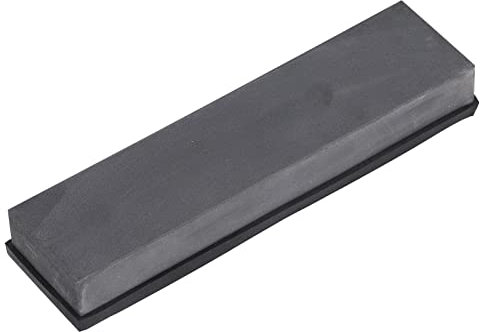 Pierre à aiguiser haute densité avec base en caoutchouc sécurisée – Idéale pour les couteaux de cuisine, les couteaux de poche, les ciseaux, etc., design robuste et sûr. (Boron Carbide 800 Grit)