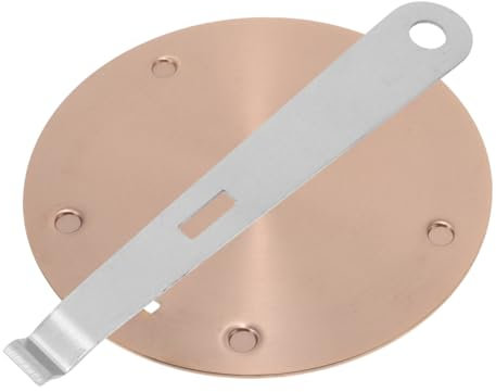 VALICLUD Stainless Steel Heat Diffuser Plate, Induction Cooktop Accessory for Butter Warmers and Milk Cookware, Uniform Heat Distribution, Easy to Clean, Gas Stove Use