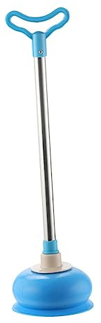 HOMSFOU Déboucheur Ventouse Puissant pour WC Bleu Nettoyeur de Cuvette avec Ventouse Large Outil Durable pour Résoudre Les Blocages
