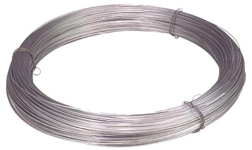 Alambre galvanizado - Rollo de 5 kg, calibre 13, diámetro de 2,0 mm, ideal para estructuras y trabajos de ferretería. Alta resistencia y durabilidad. #