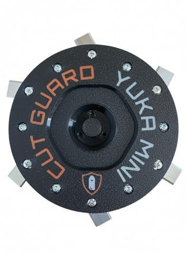 Disco per coltelli compatibile con Yuka Mini Mammotion con protezione inclusa 6 lame, piatto tagliaerba e piatto per coltelli, non blocca l'erba, durevole e sicuro