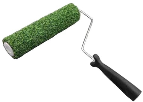 Strukturwalze 1 Set Pinselkunstmuster for Wandrändelung Rasenteppich Seidenmuster(9 Inches)