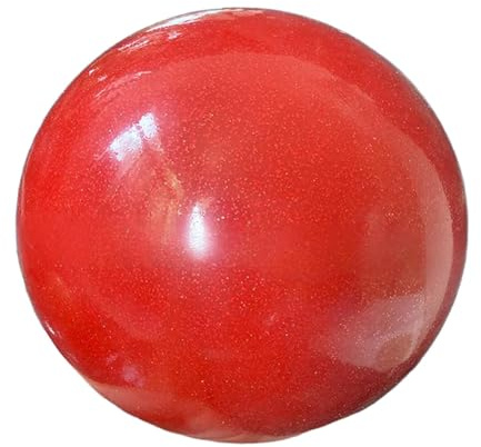 JISADER Pelota de Gimnasia Rítmica de 18 Cm para Entrenamiento de Rendimiento Físico, Rojo