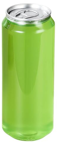Oiyekntd Lot de 200 Bouteilles à jus en Plastique avec Bouchons, gobelets en Plastique étanches et refermables avec couvercles pour Smoothies, Boba et cafés glacés 500ml
