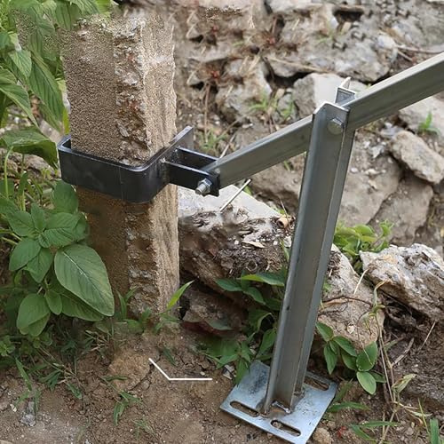 EYRMQWJPC Strumento per Tirare i Pali in Acciaio, Estrattore for Pali, 3 Dimensioni del Morsetto, palo da 100 cm, for Pali di Recinzione in Legno e Cemento, for la rimozione di ceppi di picchetti(S)