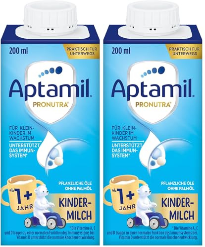 Aptamil Kindermilch 1 Plus trinkfertig – Kindermilch ab 1 Jahr – 15 x 200 ml (Packung mit 2)