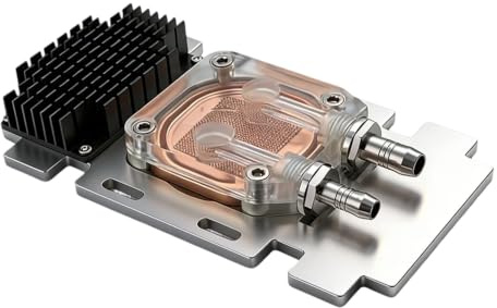 Hrtyvhin Spezieller SXM2-Wasserkühlschrank für V100 A100 mit verbessertem Kupferplatten Server Wasserblock