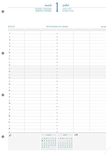 Kalender 1 Tag pro Seite 1 Jahr 2026: Kalendereinlage