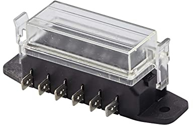 HELLA 8JD 005 993-102 Sicherungsdose - 6-polig - Stecker: Flachstecker - Stecker: 12 x side (6,3x0,8)