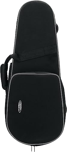 Classic Cantabile CUC-10 für Konzert-Ukulele (Koffer, Gigbag, Case, Tasche für Hawaii-Gitarre) schwarz, gepolstert