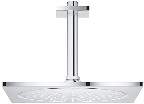 GROHE Rainshower F-Series 10 Zoll Kopfbrauseset, Deckenauslass, mit EcoJoy 26071000