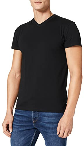 Lower East Basic T-Shirts mit V-Ausschnitt für Herren 3er I 5er I 10er Pack aus 100% Baumwolle in vielen Farben