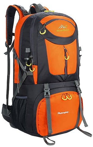 MYMM Mochila de 50 litros, ideal para deportes al aire libre, Senderismo, Trekking, Camping Travel, Escalada. Bolso impermeable del alpinismo, Daypacks que suben del recorrido, mochila, mochila