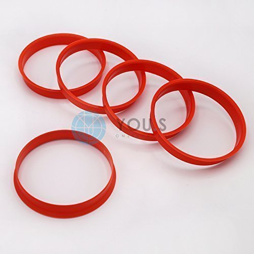 5 x ZENTRIERRINGE DISTANZRING für ALUFELGEN S30 65,1-63,4 mm CMS, DBV, Proline Wheels, Schmidt Revolution