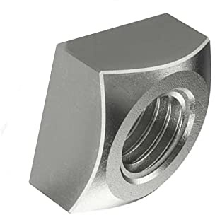 25 Stück - M5 - Vierkantmutter Quadratmutter Edelstahl A2 / V2A DIN 557 Einlegmutter (Standart Ausführung) 5 mm DewTec