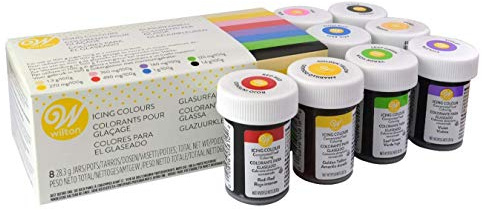 Wilton Icing Colours - 8 Colour Pack